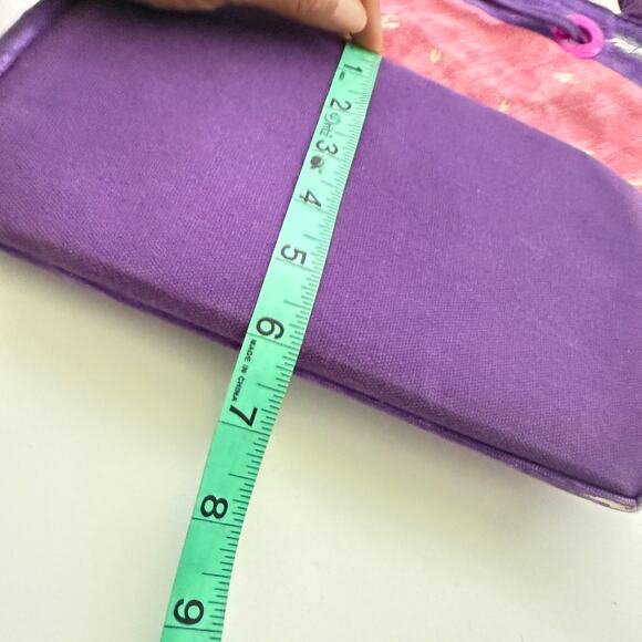 Sally Huss Sunny Thoughts Dancing Girl Canvas Purse Tote Shoulder Bag Medium - Picture 8 of 11